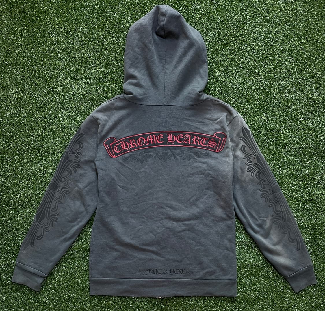 90s 올드 크롬하츠 집업 후드 상품이미지2