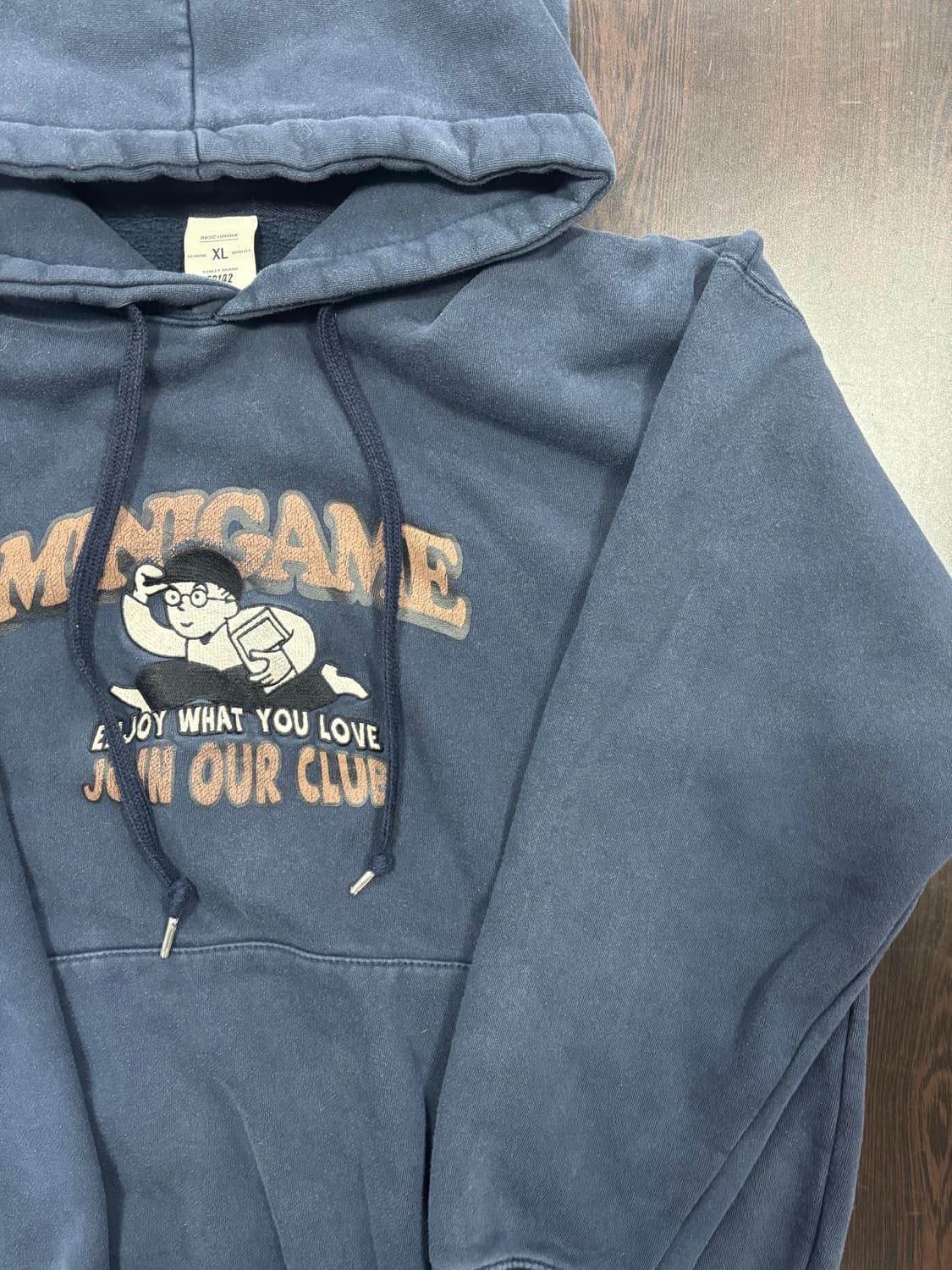 페플 기모 후드티 XL 네이비 상품이미지3