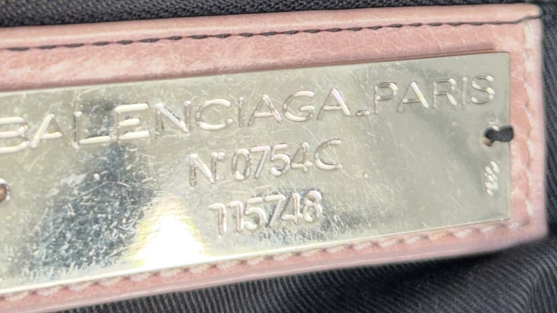 발렌시아가 인디핑크 휘슬 & 키 락 보스턴 토트백 상품이미지5