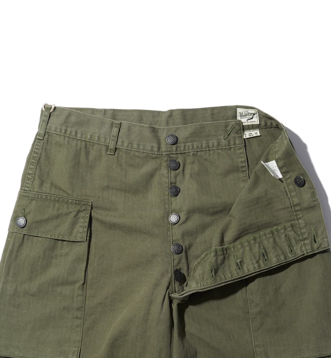 [3] 오어슬로우 US 아미 2포켓 카고 쇼츠 아미그린 orslow 상품이미지2