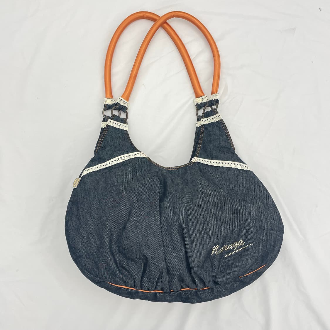denim shirring lace bag 상품이미지1