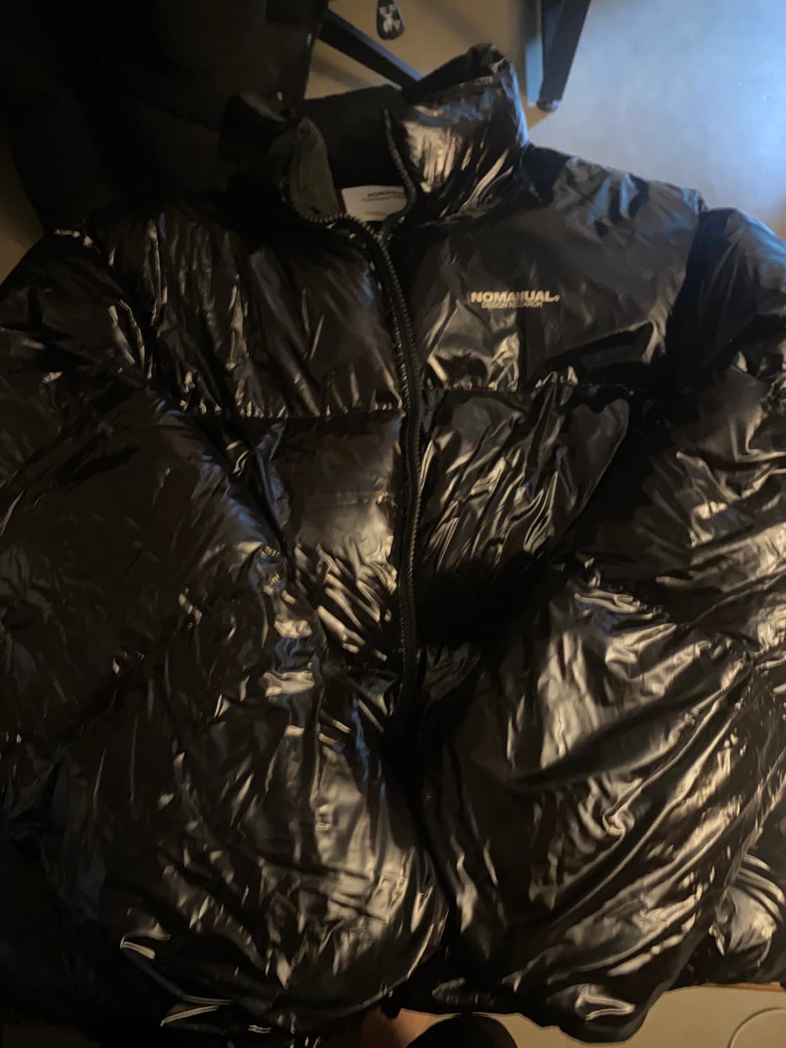 노매뉴얼 유광패딩 m 상품이미지1