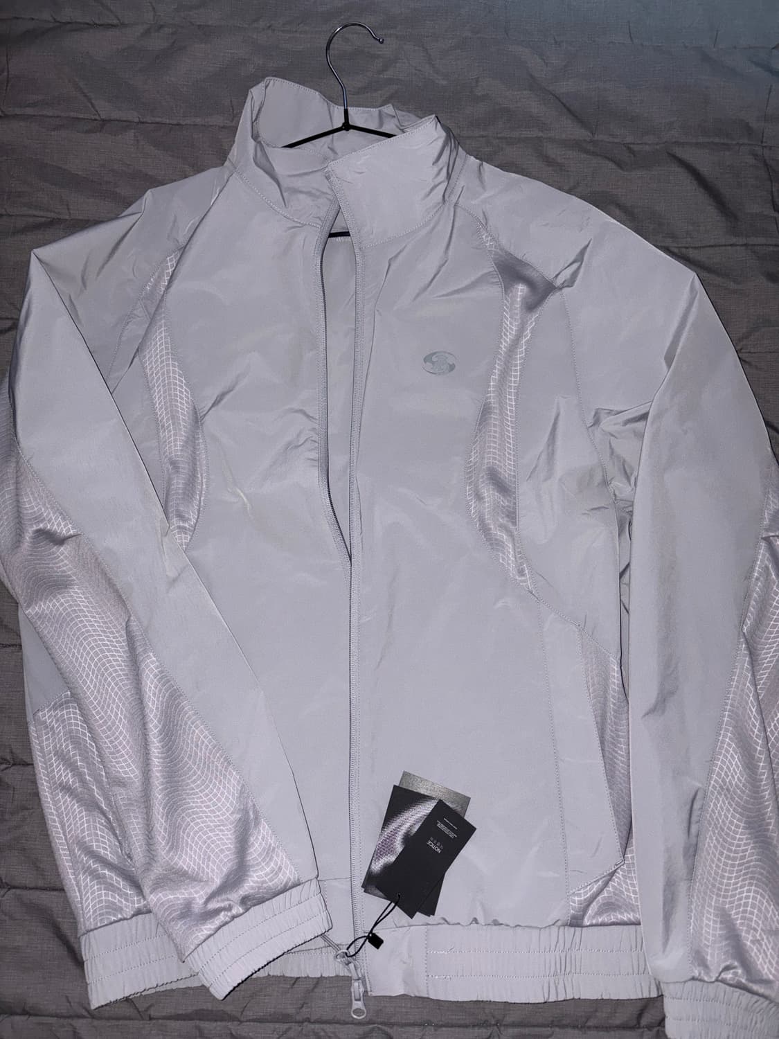 새상품 산산기어 트랙자켓 그레이 25ss 상품이미지1