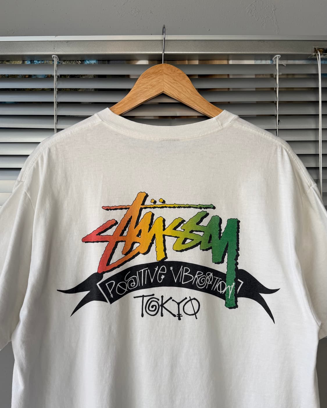 STUSSY 00s POSITIVE VIBRATION TOKYO 반팔 상품이미지6