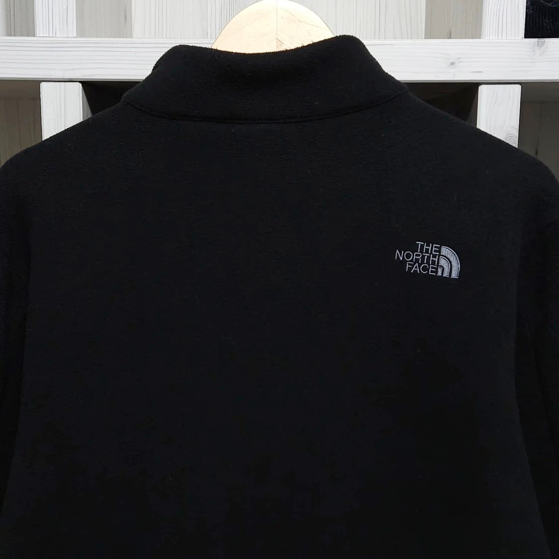 100)노스페이스 플리스 후리스 집업 자켓 블랙 상품이미지3