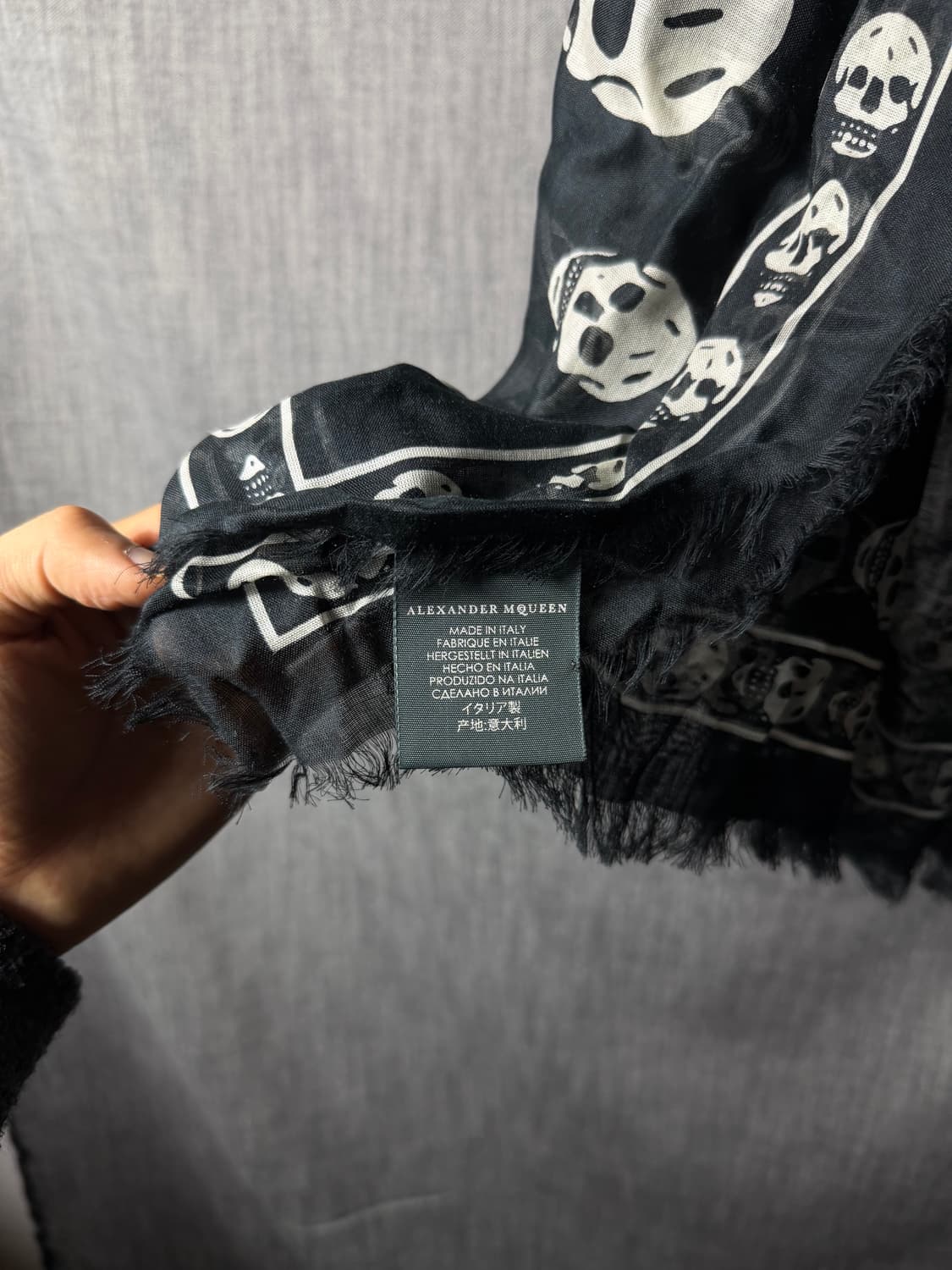 알렉산더 맥퀸 스컬 스카프 상품이미지8