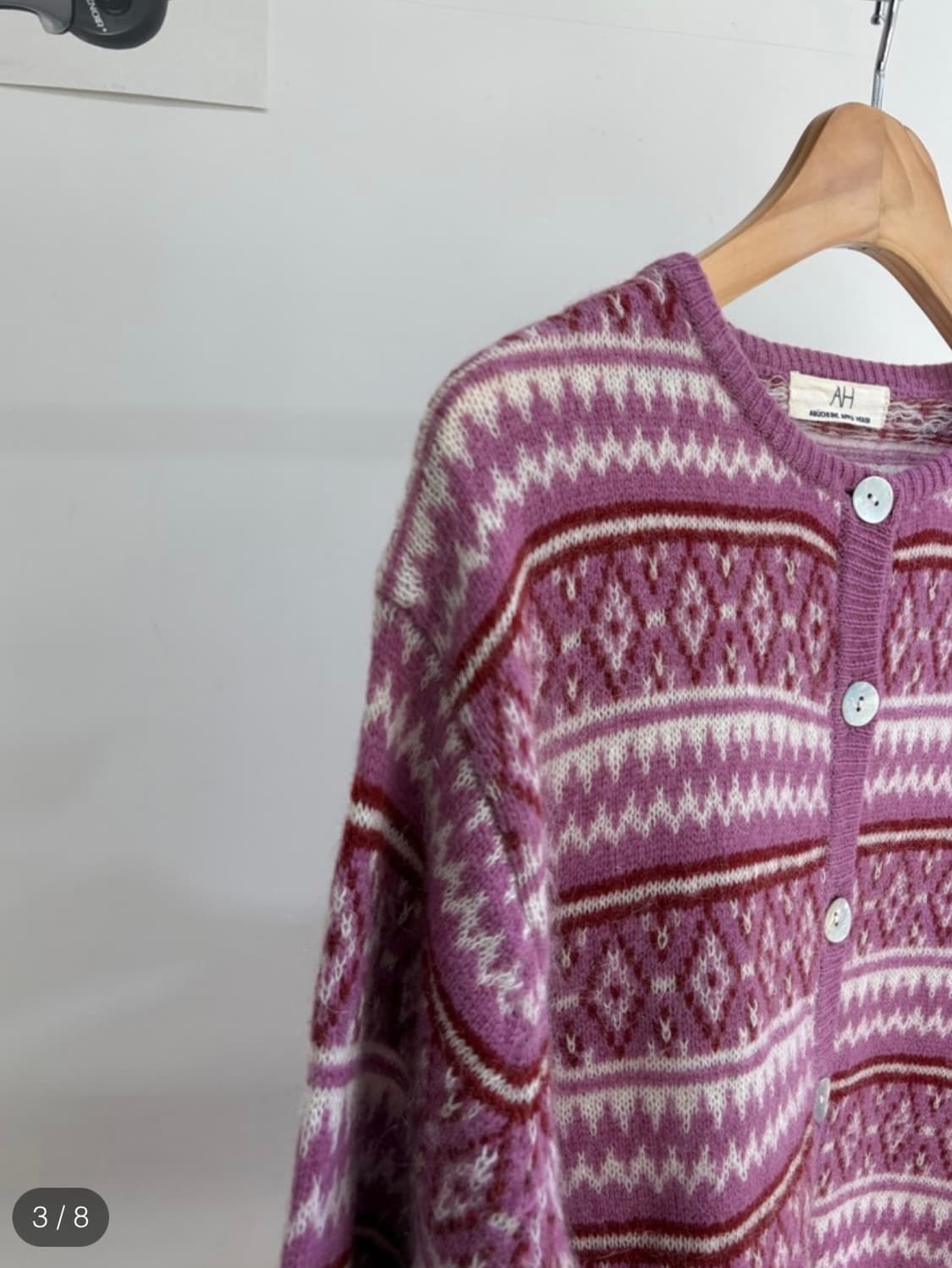 Apple house 니트 가디건 상품이미지4