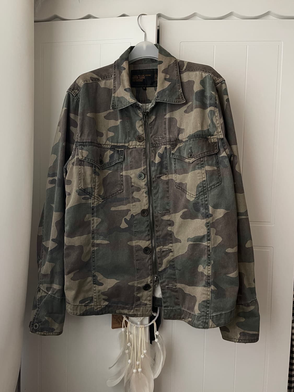 center clease 빈티지 밀리터리 카모플라쥬 자켓 상품이미지1