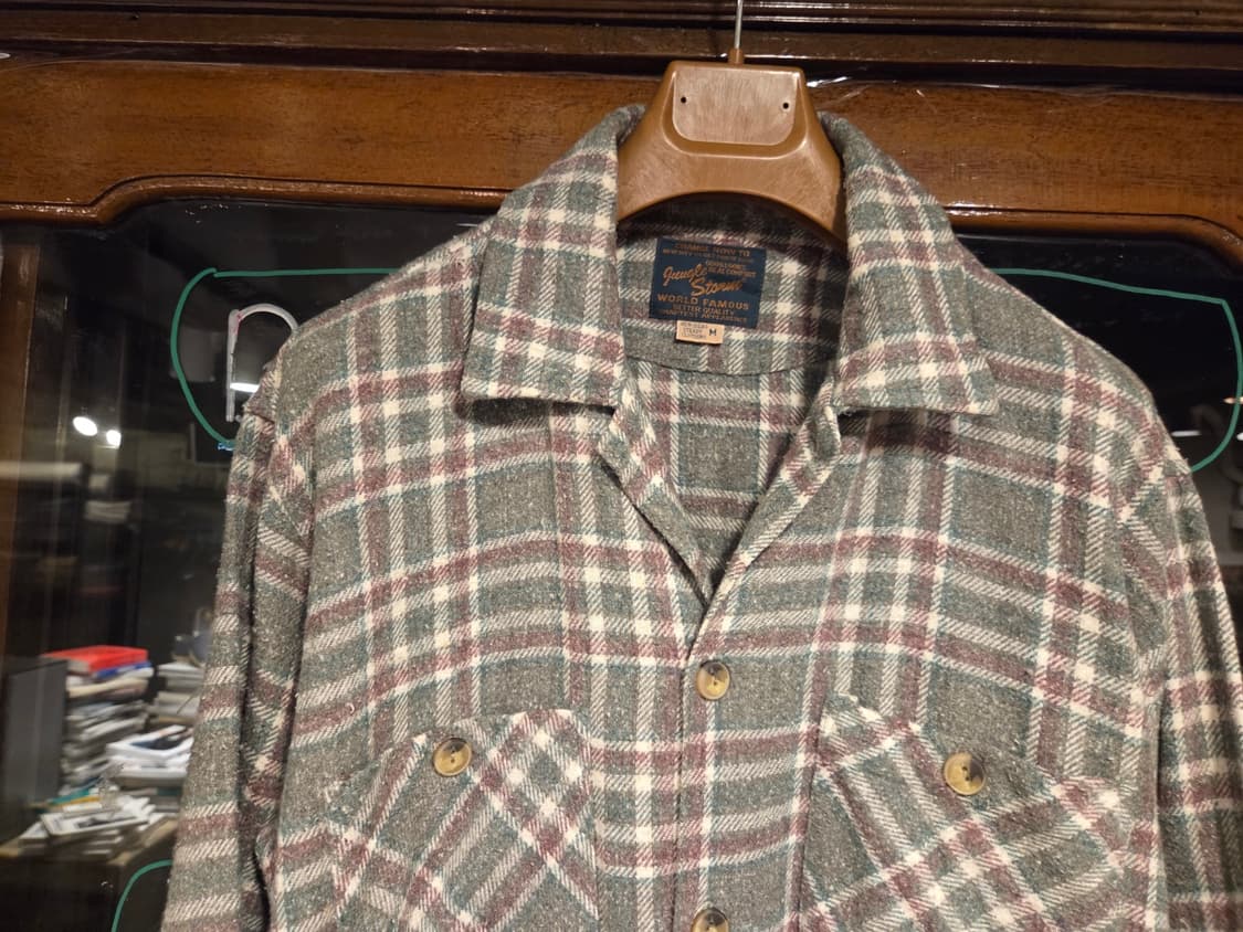 정글스톰 오픈칼라넥 플란넬셔츠 상품이미지2