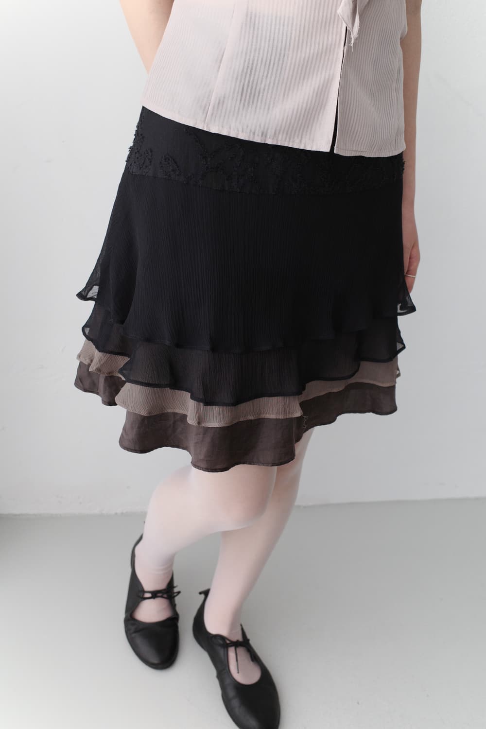 lace cancan skirt 상품이미지4