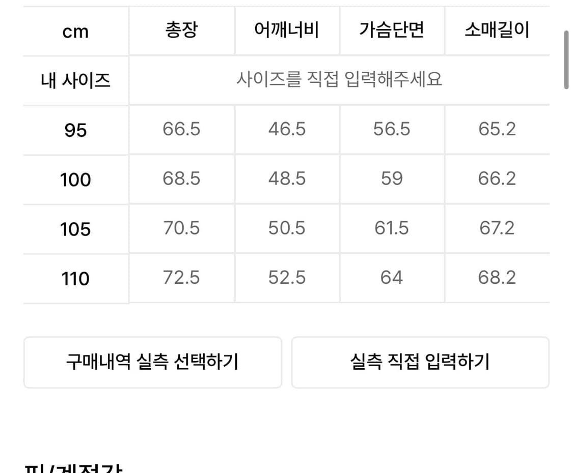 새상품)스노우피크 구스 경량패딩 105 차콜 상품이미지5