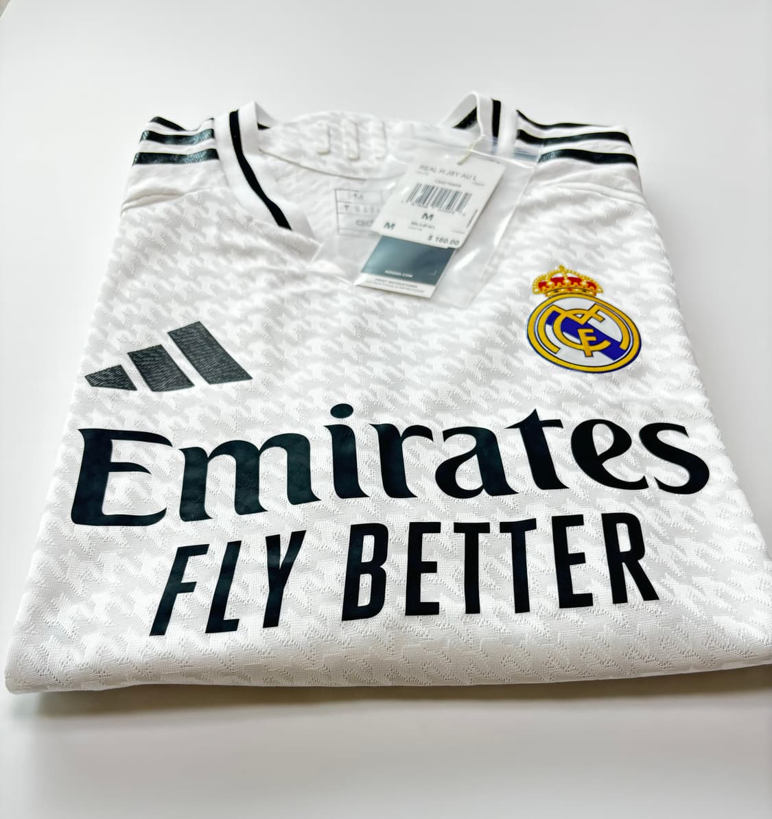 24-25 레알마드리드 어센틱 긴팔 노마킹 해외 M 상품이미지4