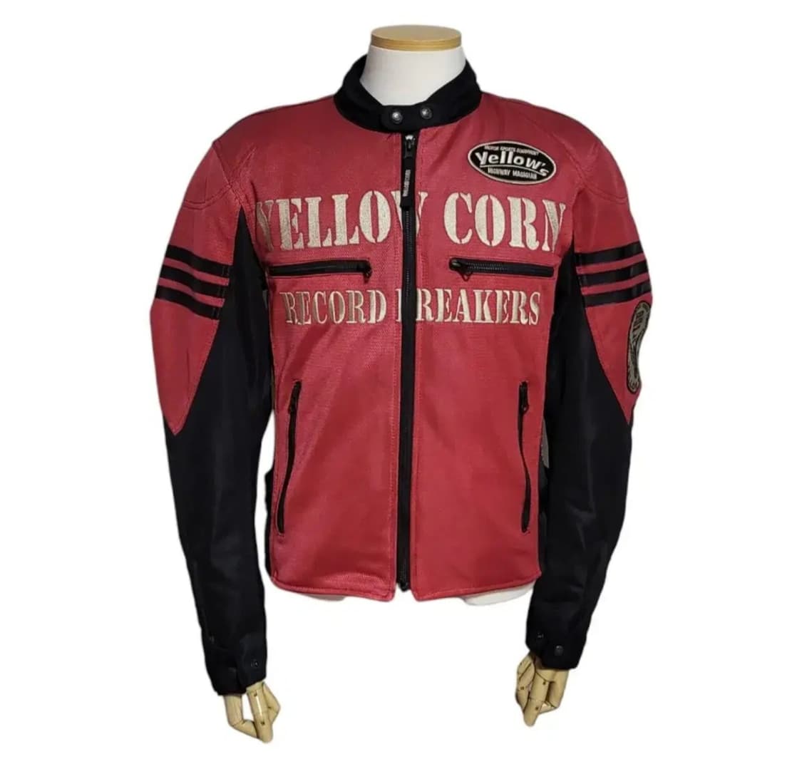 (m) 90s 옐로우콘 바이크자켓 yellowcorn 모터사이클자켓 상품이미지5