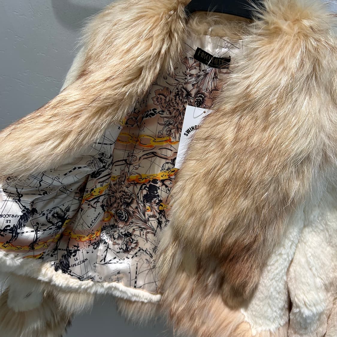 Vintage y2k Crop Fur Jacket 상품이미지7