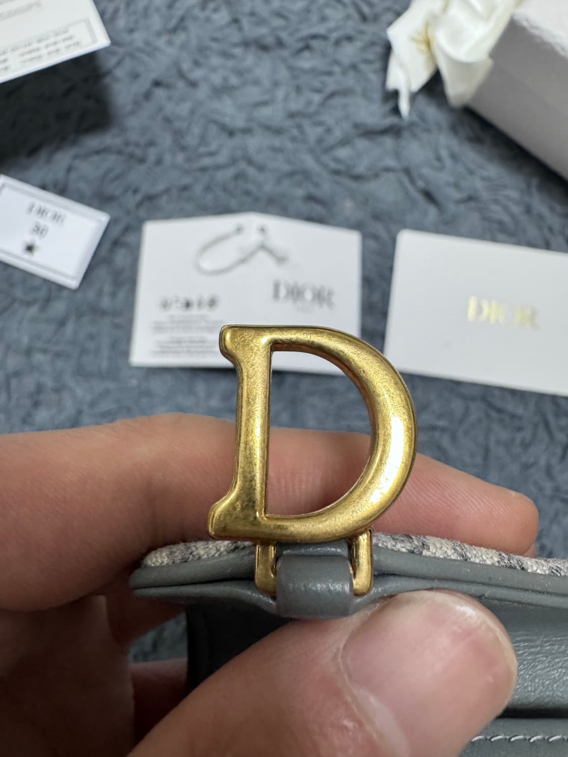 디올 새들 여성 카드지갑 상품이미지5