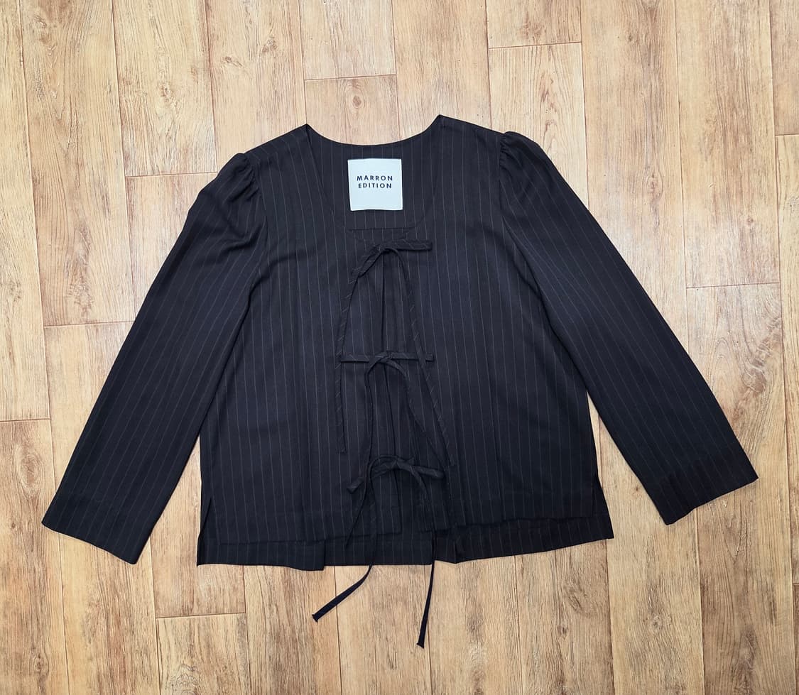 마론에디션(MARRON EDITION) 리본타이 블라우스 프리사이즈 상품이미지1