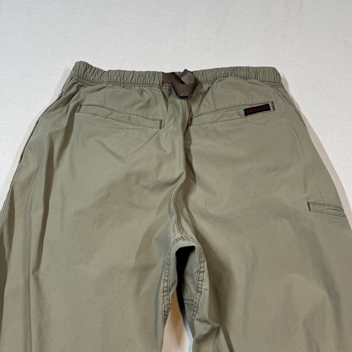M) 그라미치 카키 브라운 팬츠 면바지 상품이미지7