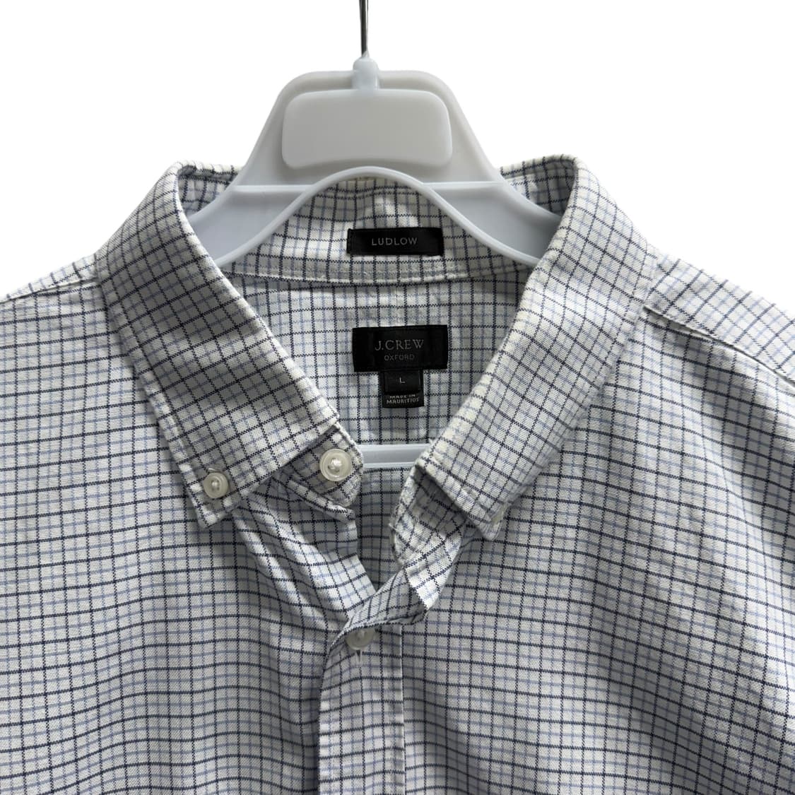 [L] 제이크루 옥스포드 체크 셔츠 상품이미지5