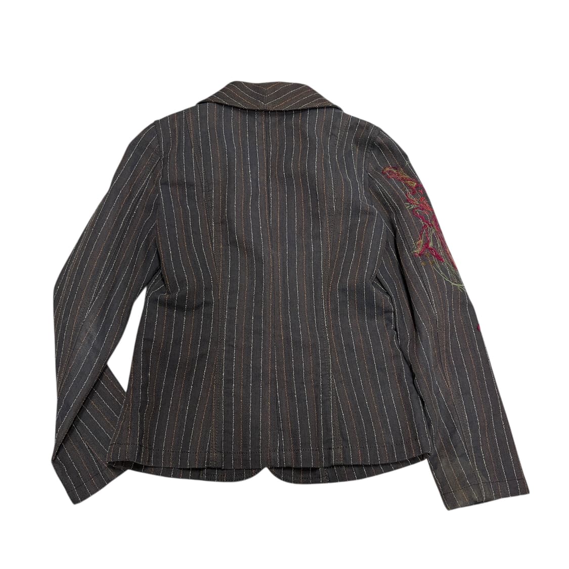 겐조 쓰리 버튼 스트라이프 플라워 자수 블레이저 자켓 상품이미지2