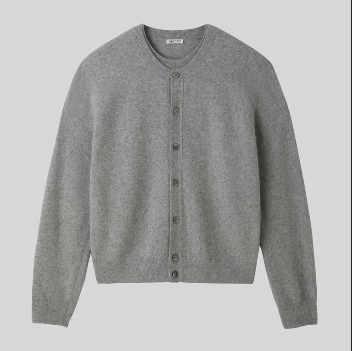 [M]렉토 레이어드 가디건 그레이 상품이미지3