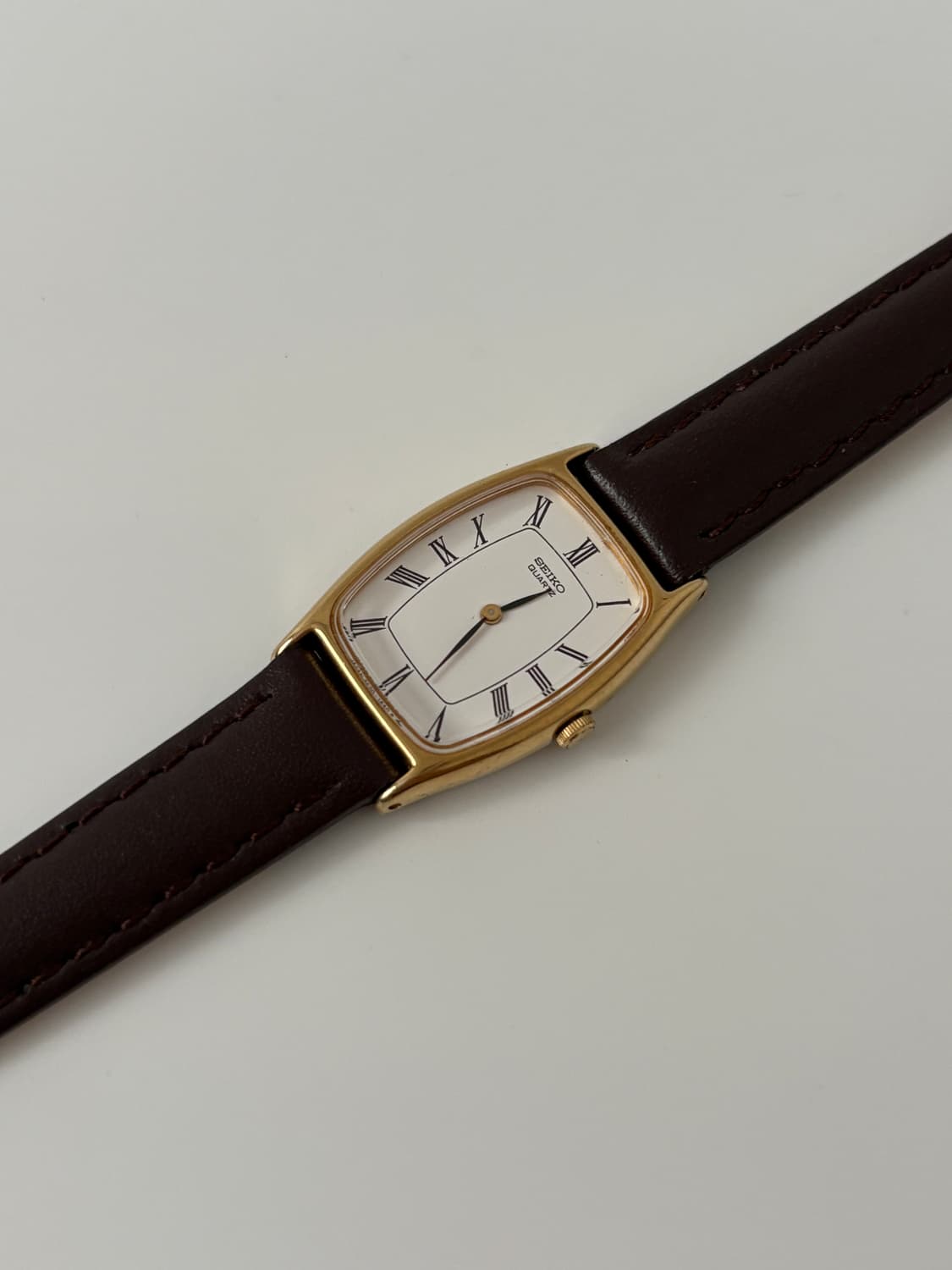 80s roman index gold tank ladies quartz 상품이미지4