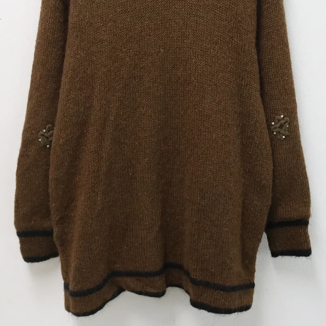 모리걸 무드 울 혼방 롱 가디건 62182 상품이미지7