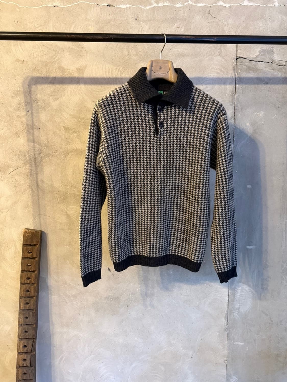 베네통 숄칼라 니트 55~66 상품이미지10