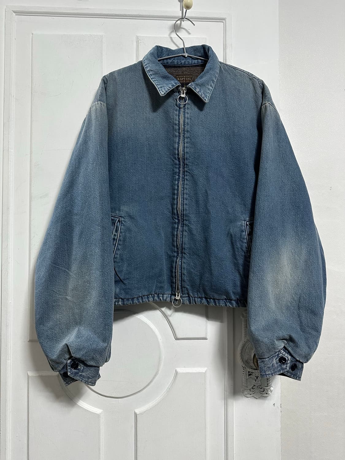 캐피탈 11.5oz 데님 라이닝 마리아 드리즐러 자켓 상품이미지1