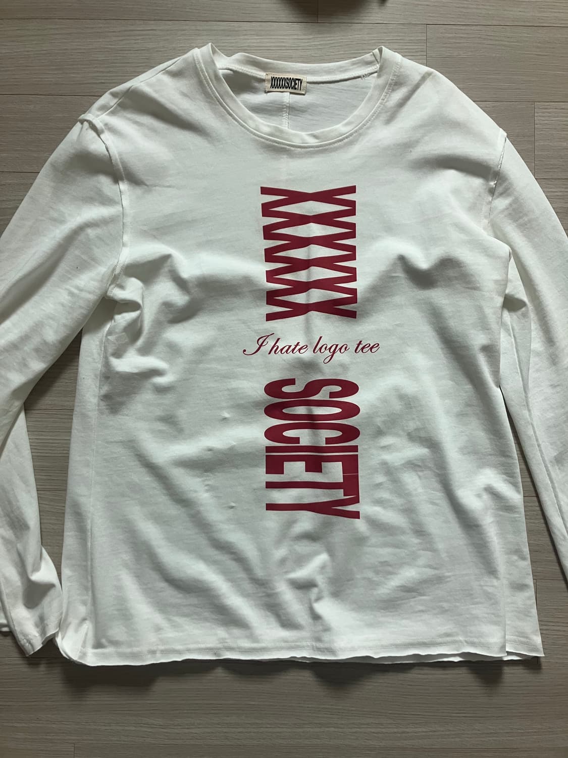 모자이크 소사이어티 i hate logo t 팝니다 상품이미지1