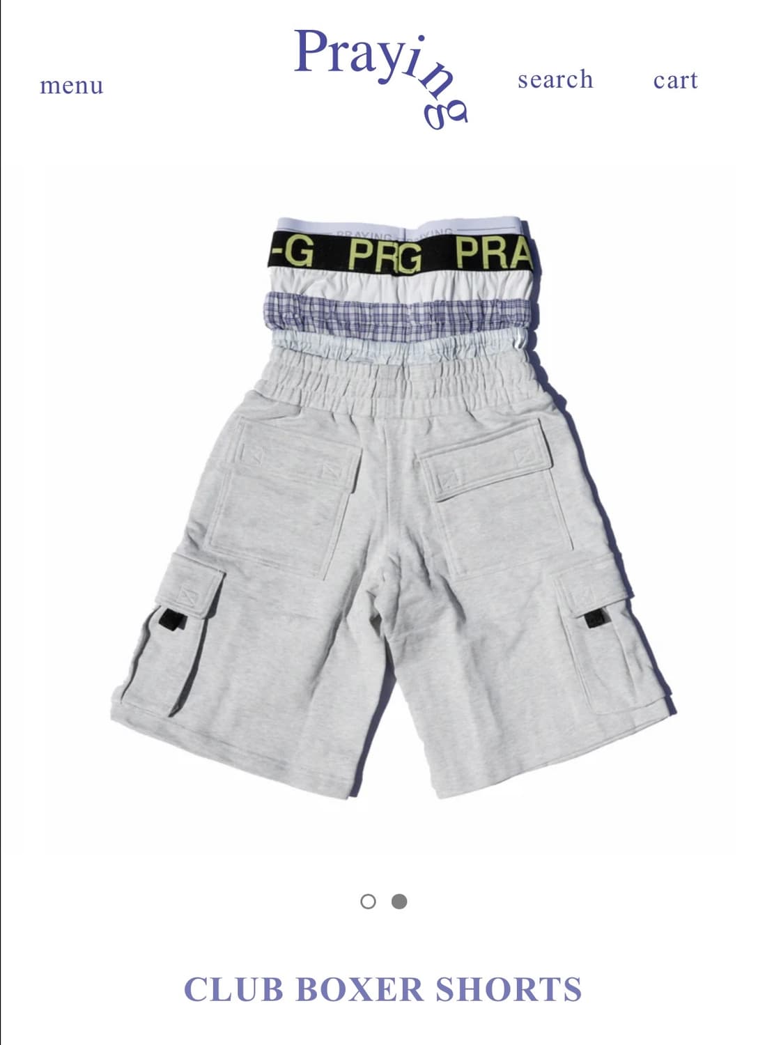 Praying Club Boxer Shorts 상품이미지2