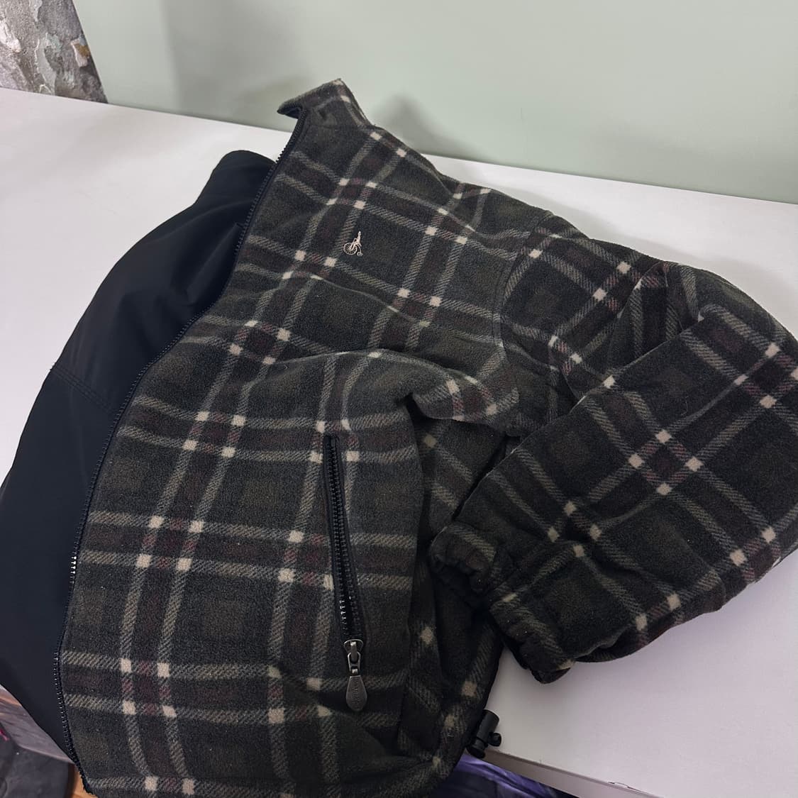 105 빈폴 블랙 리버시블 양면 후리스 점퍼 상품이미지6