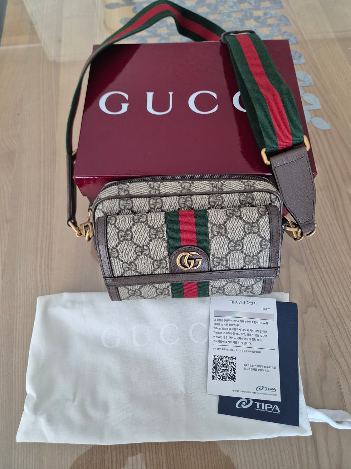 구찌 오피디아 GG 미니 크로스백 상품이미지2