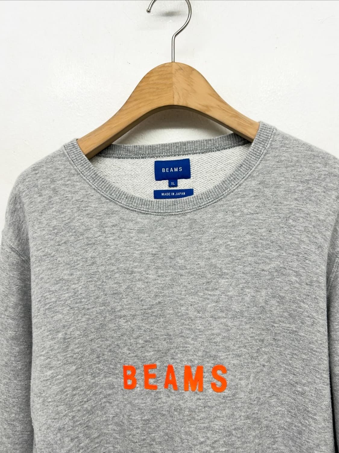 빔즈 BEAMS 회색 맨투맨 (MADE IN JAPAN) 상품이미지2