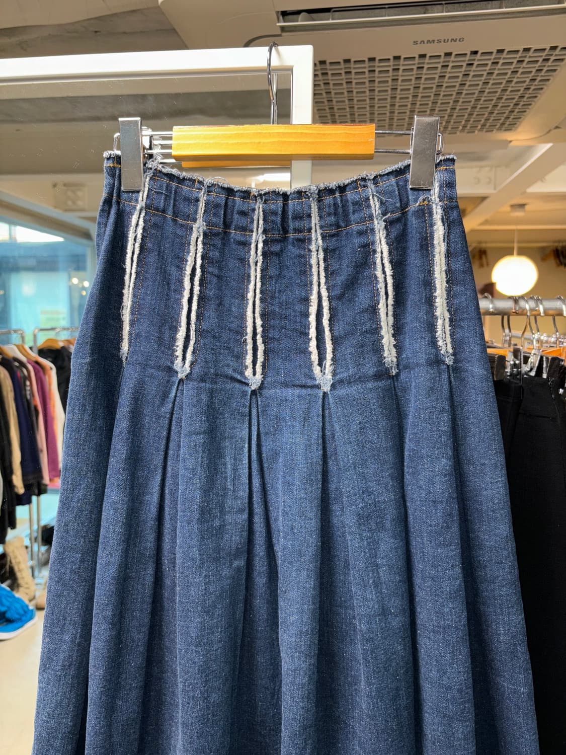 Y's for living 데님 플레어 스커트 상품이미지3