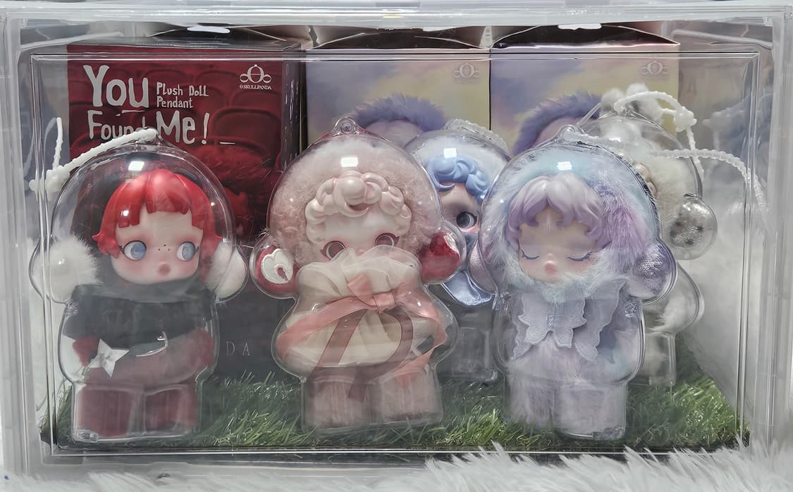 (일괄) 스컬판다 키링 5종 + 인형 케이스 + 보관 케이스 상품이미지4