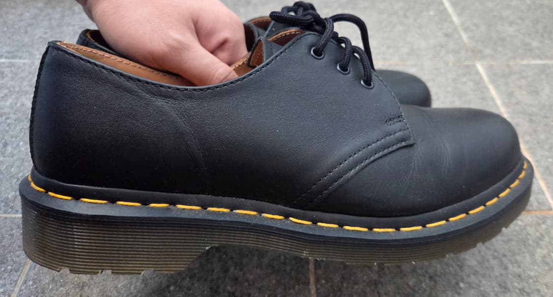 [UK7 260] 닥터마틴 1461 나파 블랙 3홀 (스무스 X !!) 상품이미지2