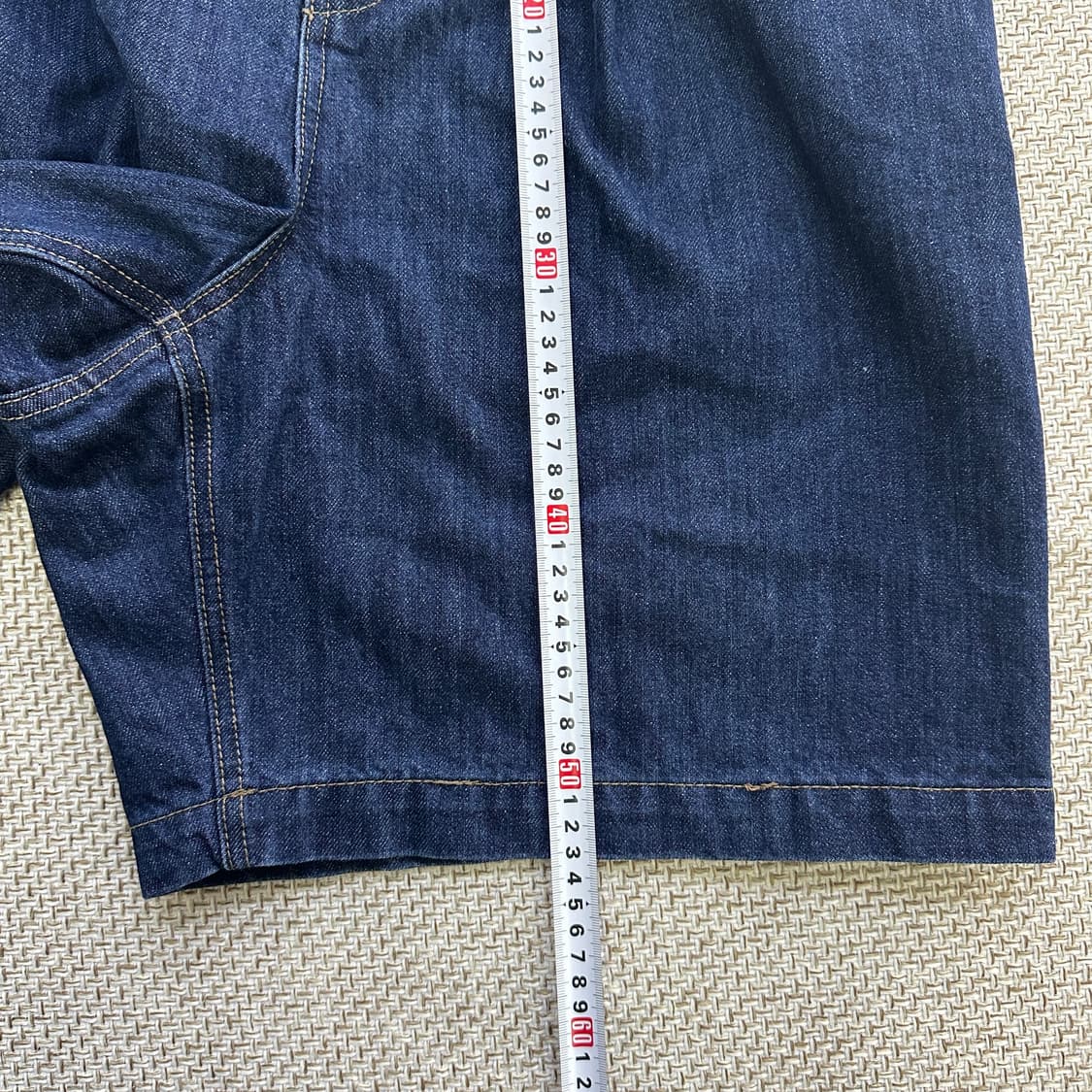 L 헤지스 5부 데님 반바지 0420D 상품이미지5