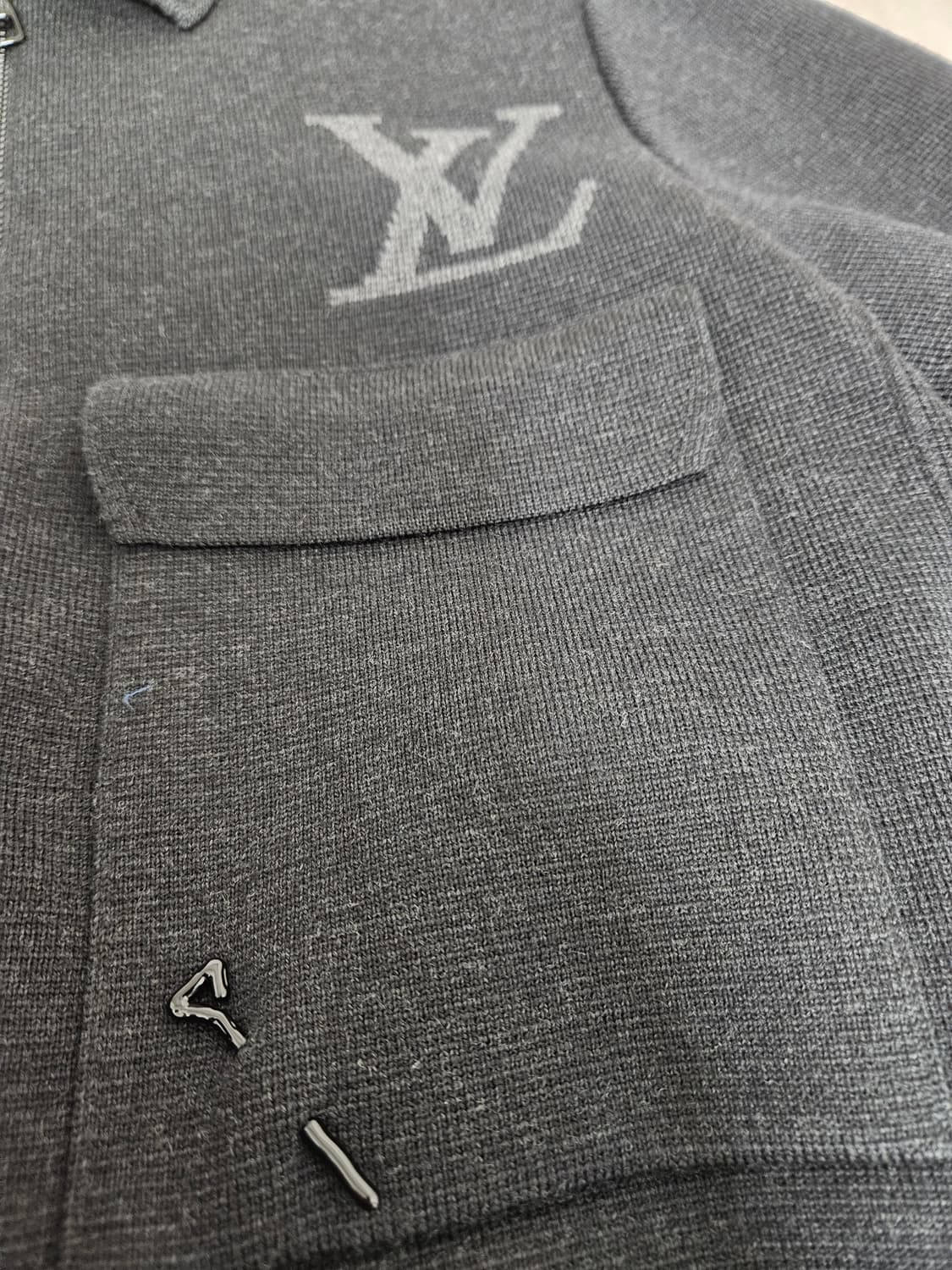 루이비통 울니트 블루종 자켓블랙 상품이미지4