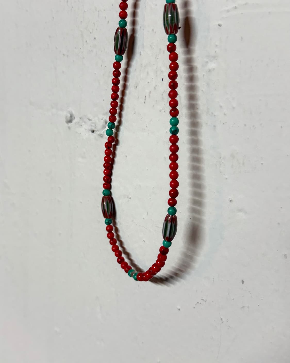 모쿠토 ‘단청’ 비즈 목걸이 [레드] 상품이미지3