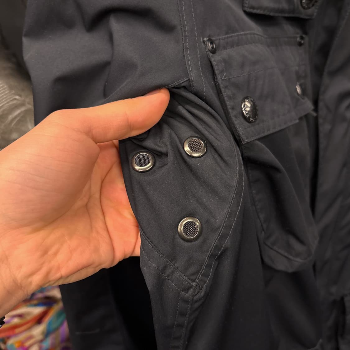 90s 폴로 랄프로렌 커뮤터 유틸리티 4포켓 모터사이클 자켓 N327 상품이미지7