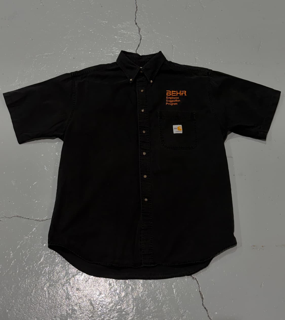 FR칼하트(Carhartt) 블랙 워크웨어 셔츠 상품이미지1