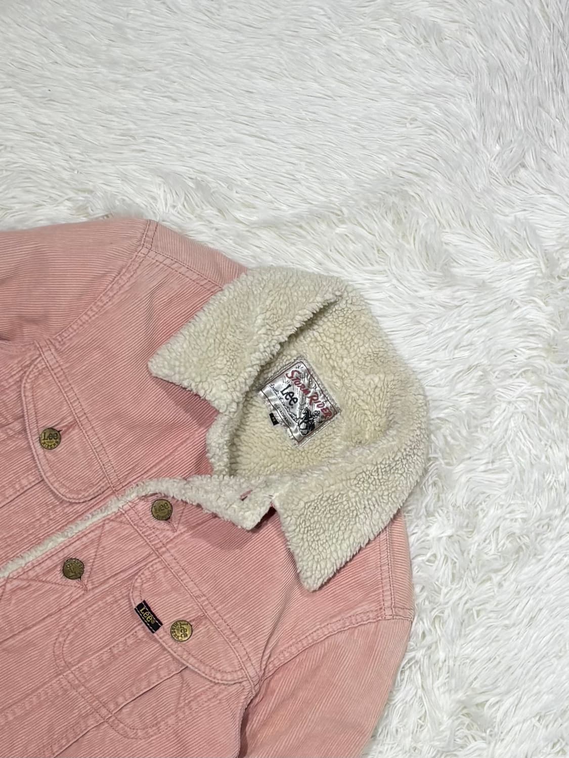 Lee 90’s 스톰라이더 뮤트핑크 코듀로이 자켓 상품이미지4