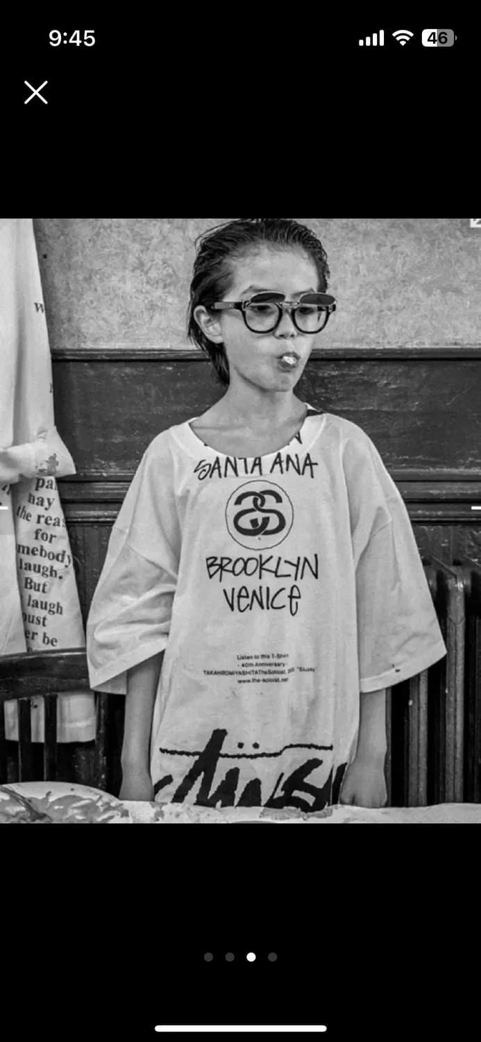 스투시 x 솔로이스트 40 월드투어 티셔츠 상품이미지3