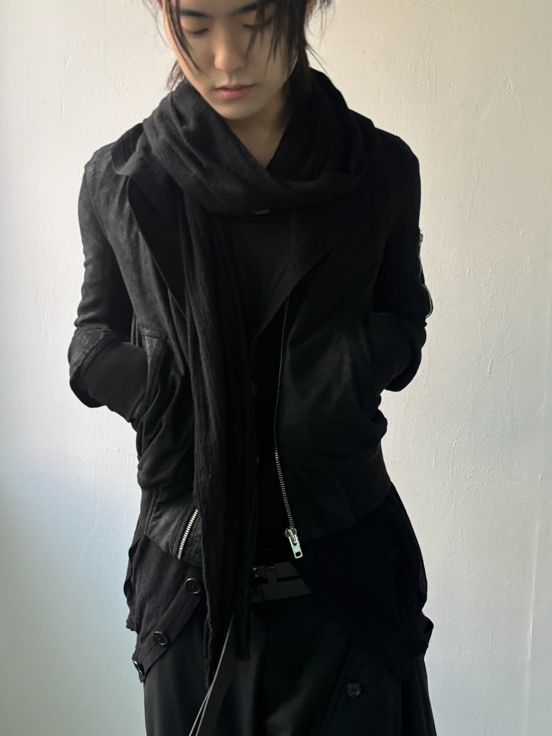 릭오웬스 램스킨 스웨이드 블루종 상품이미지10