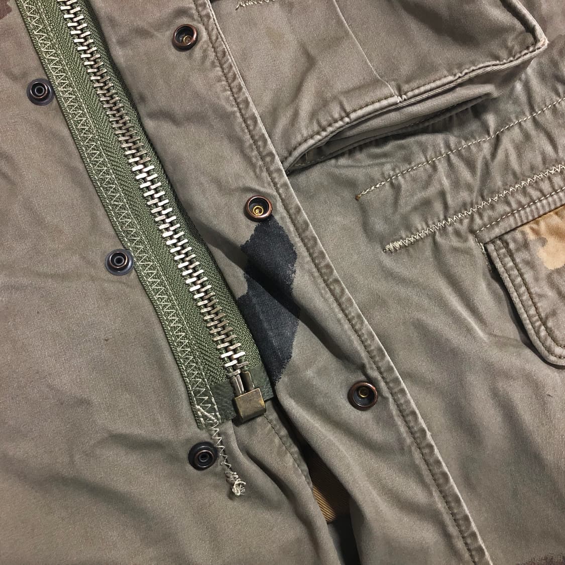 캐피탈 페더 카모플라주 후드 자켓 (XS 여성용) 상품이미지5