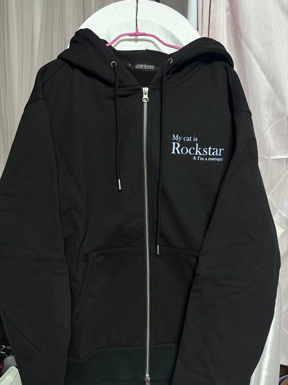 조거쉬 My cat is Rockstar 후드집업 상품이미지1