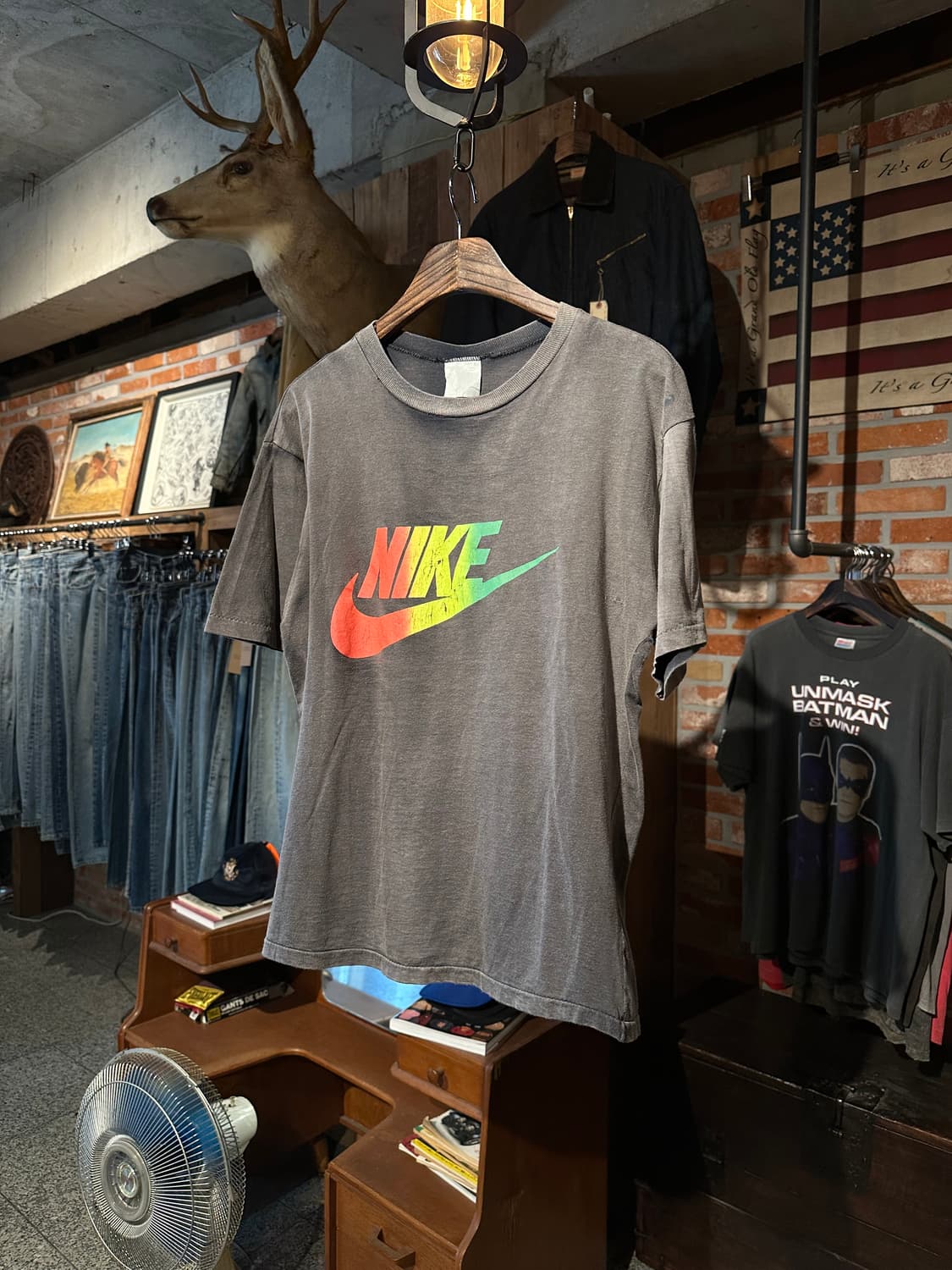 90s USA Nike 빈티지 나이키 썬페이딩 반팔 티셔츠 상품이미지1