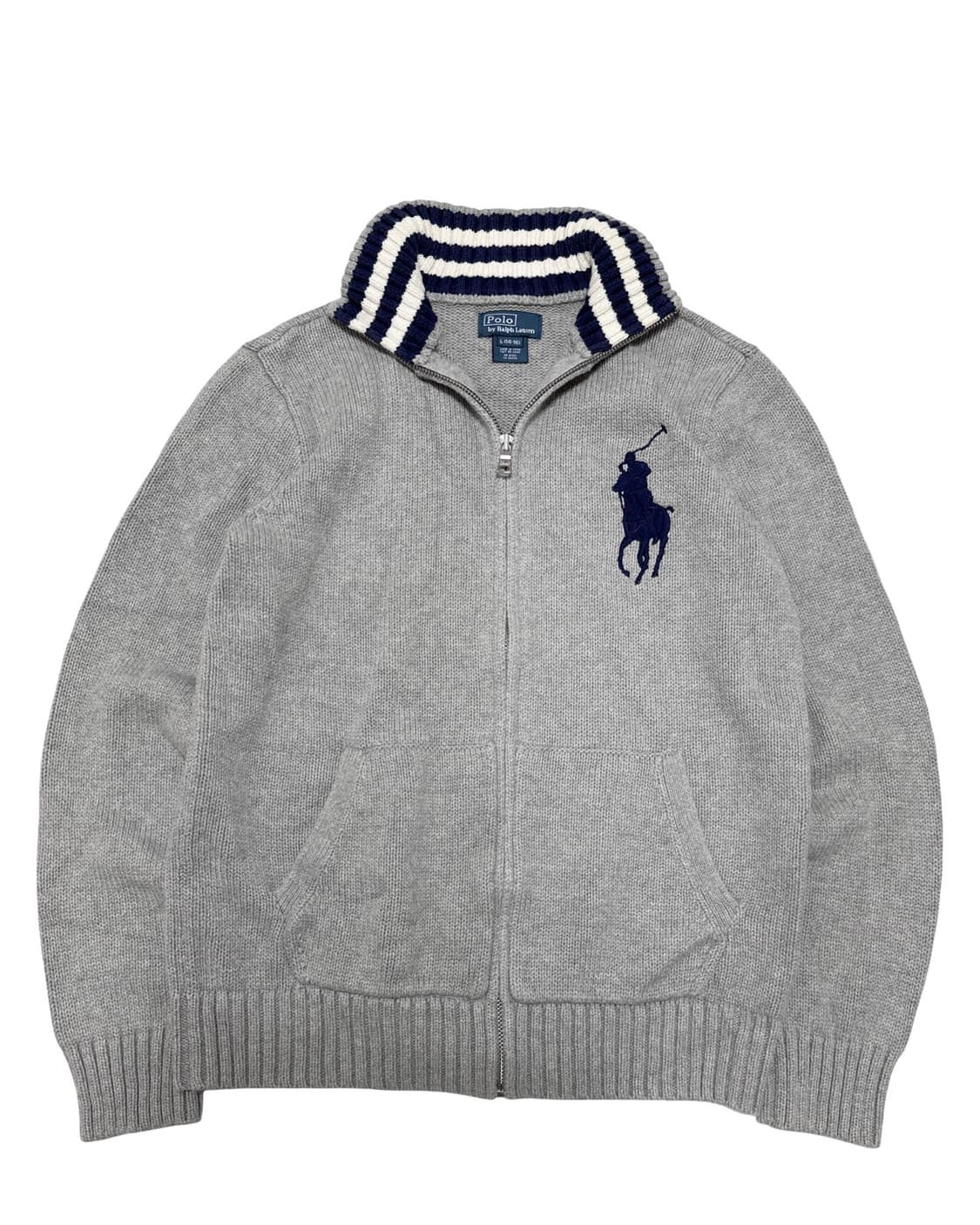 폴로 랄프로렌 빅포니 니트집업 상품이미지1