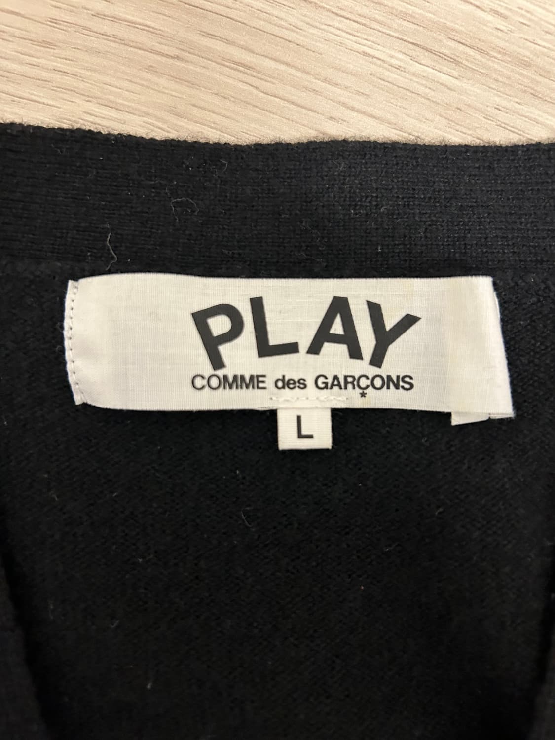 꼼데가르송 가디건 L 상품이미지3