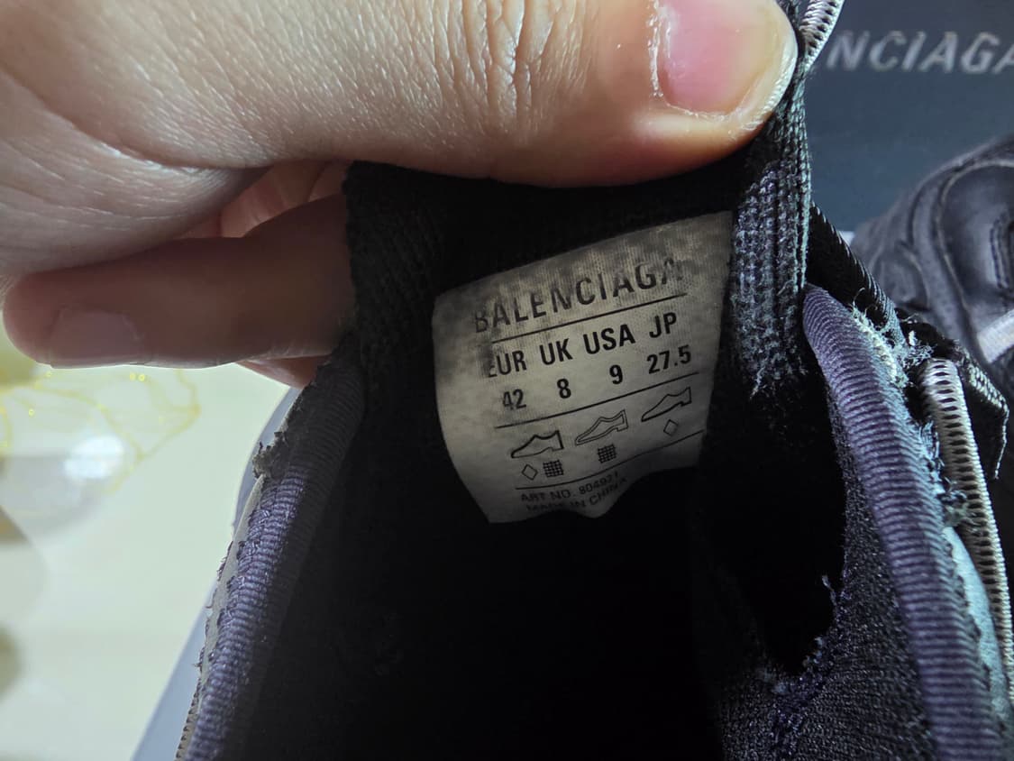 발렌시아가 하이크 스니커즈 42 (박스있음) 상품이미지10